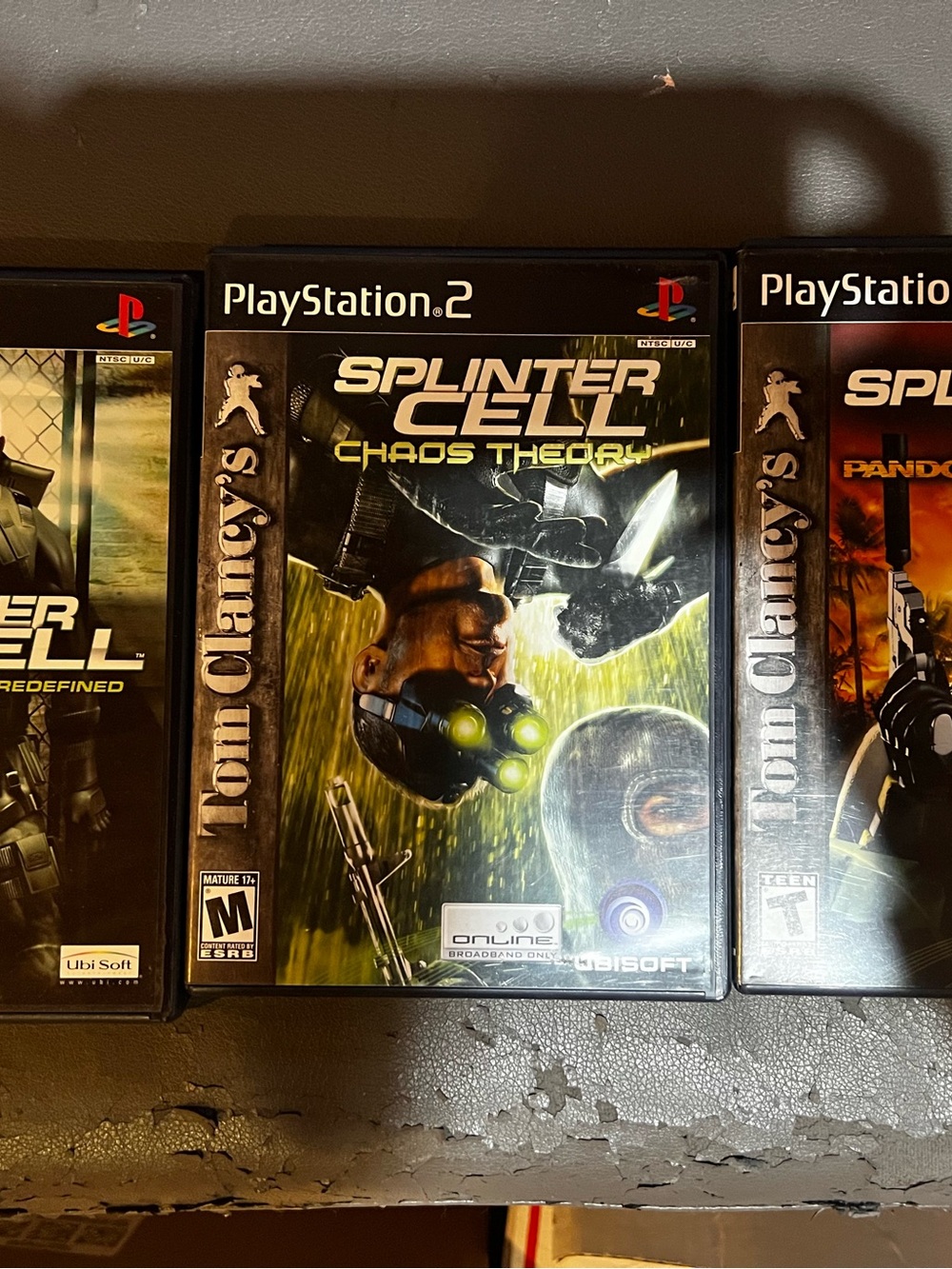 Tom Clancy's 1 & Splinter Cell: Chaos Theory (PlayStation 2) - Black